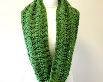 INSTANT DOWNLOAD, Crochet Scarf Pattern, Crochet Pattern, Scarf Pattern, Crochet Scarf, Scarf, Crochet, Cowl Scarf - The Emilia Scarf