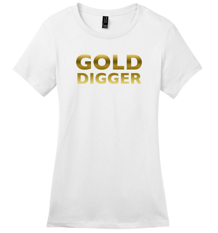 gold digger tee shirt