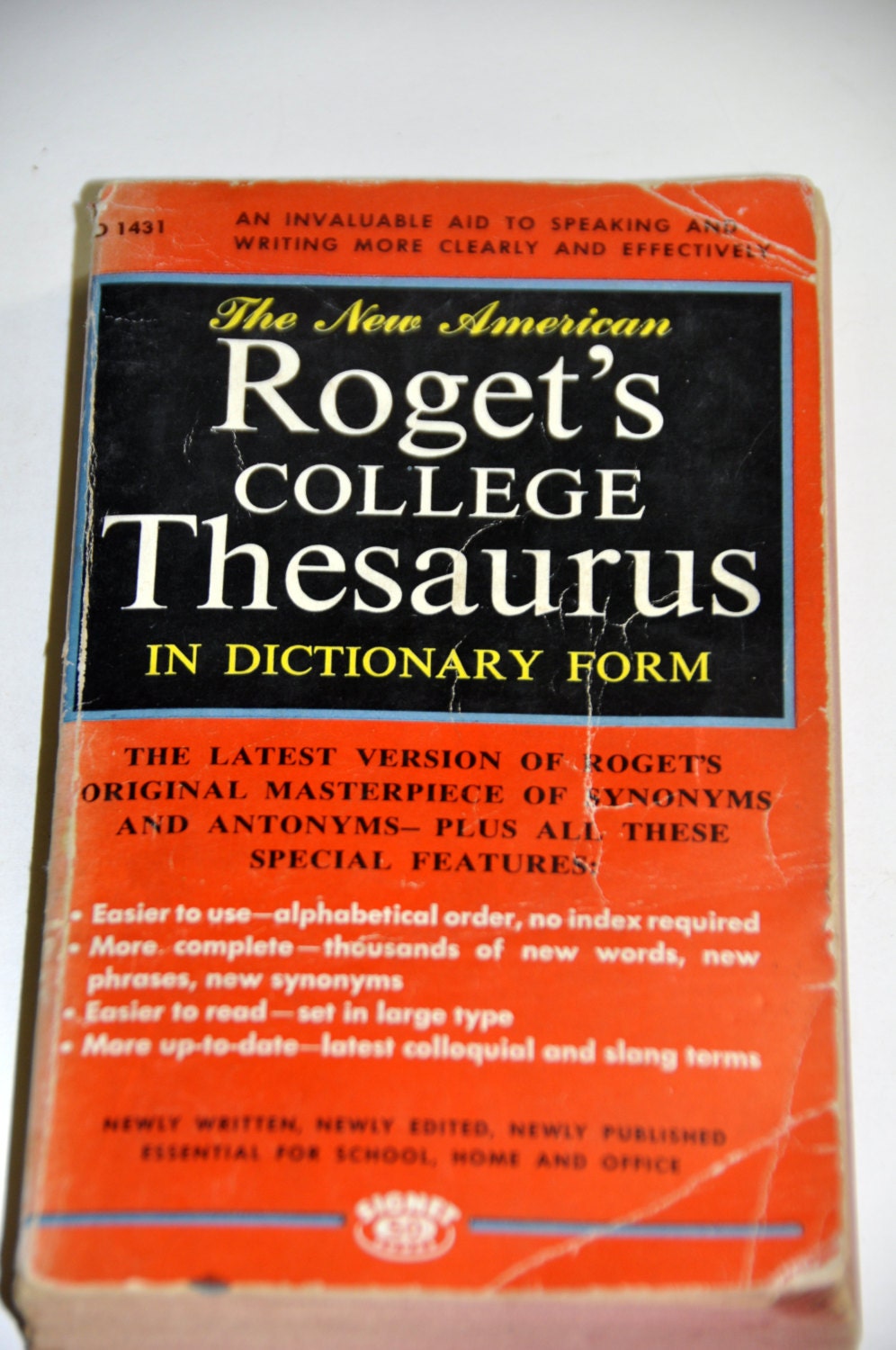 Roget S College Thesaurus In Dictionary Form Old By