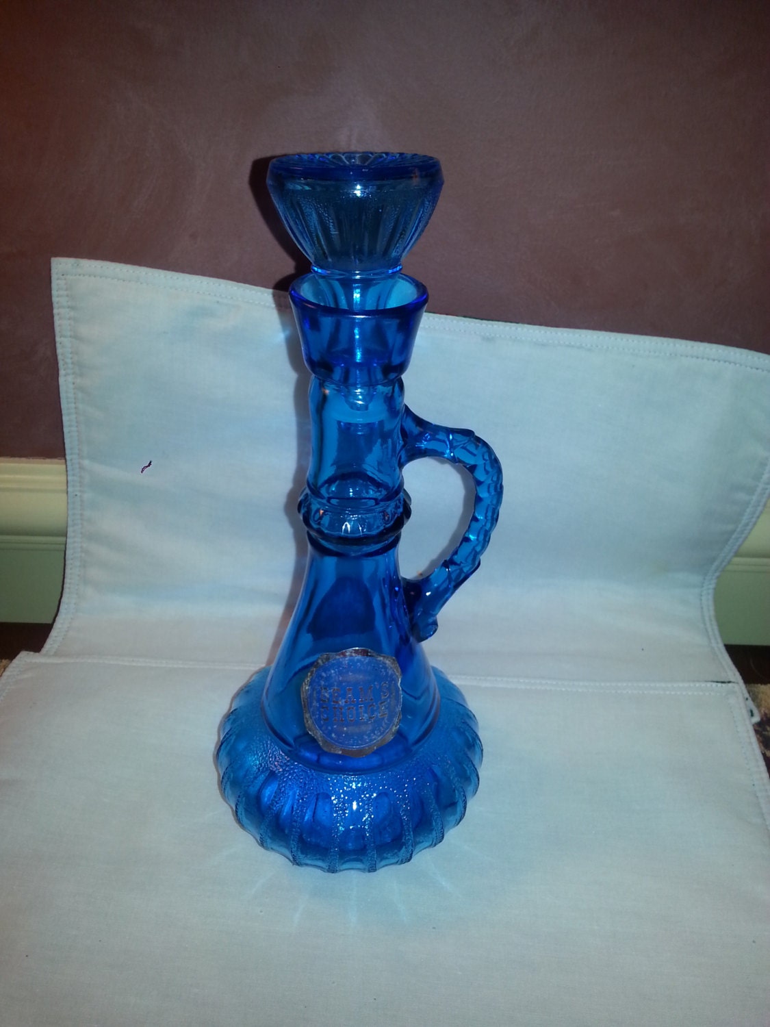 jim beam glass decanter