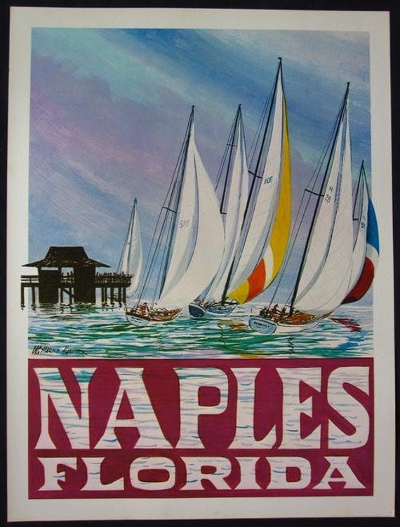 vintage florida travel posters