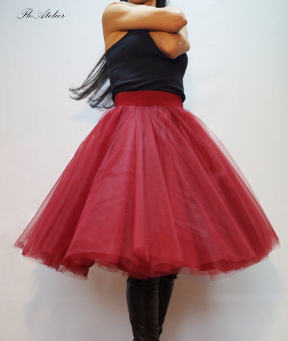 Women Tulle Skirt/Tutu Skirt/Princess by FloAtelier on Etsy