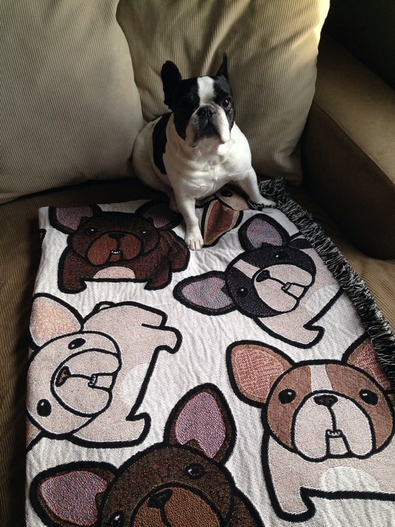 French Bulldog Blanket by frenchbulldogrescue on Etsy