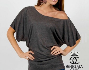 Off the shoulder Dolman Top, the enigma chic essential