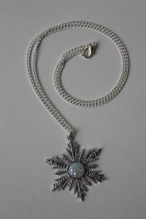 Anna Snowflake Necklace Once Upon A Time by FanVictory on Etsy
