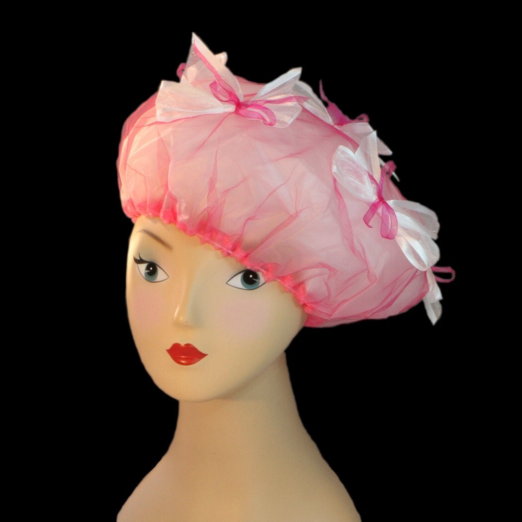 The Original Bouffant Designer Shower Cap Candy Cane Our caps