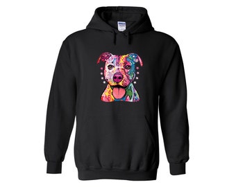 Popular items for pitbull hoodie on Etsy