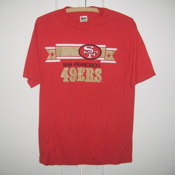 Items similar to Vintage San Francisco SF 49ers NFL T-shirt - Size M ...