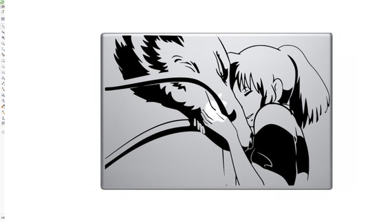 Spirited Away Chihiro & Haku Vinyl Decal for 15