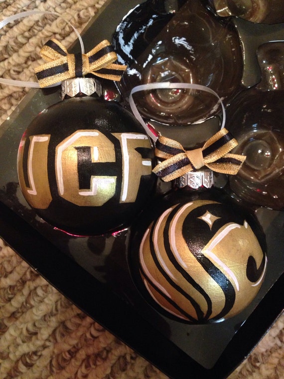 University of Central Florida UCF Knights Ornaments by KaleyCrafts