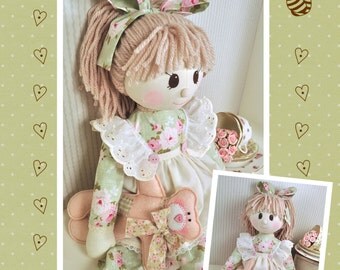 Holly Rag Doll Pattern