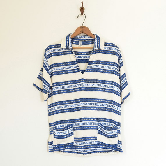 traditional greek cotton shirt