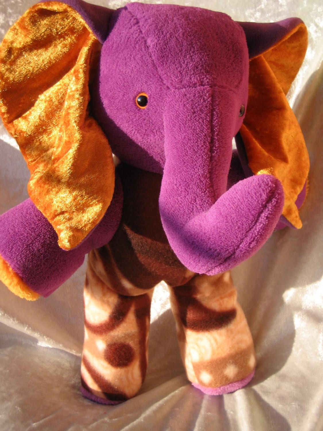 disney purple elephant plush doll