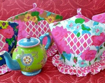 Jennifer Paganelli, Tea cozy, tea cozies, vintage style, Happy Land, Sis Boom Fabrics, From the Heart