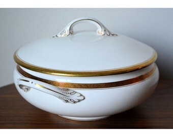 Coalport 'Elite Gold' Covered Bowl
