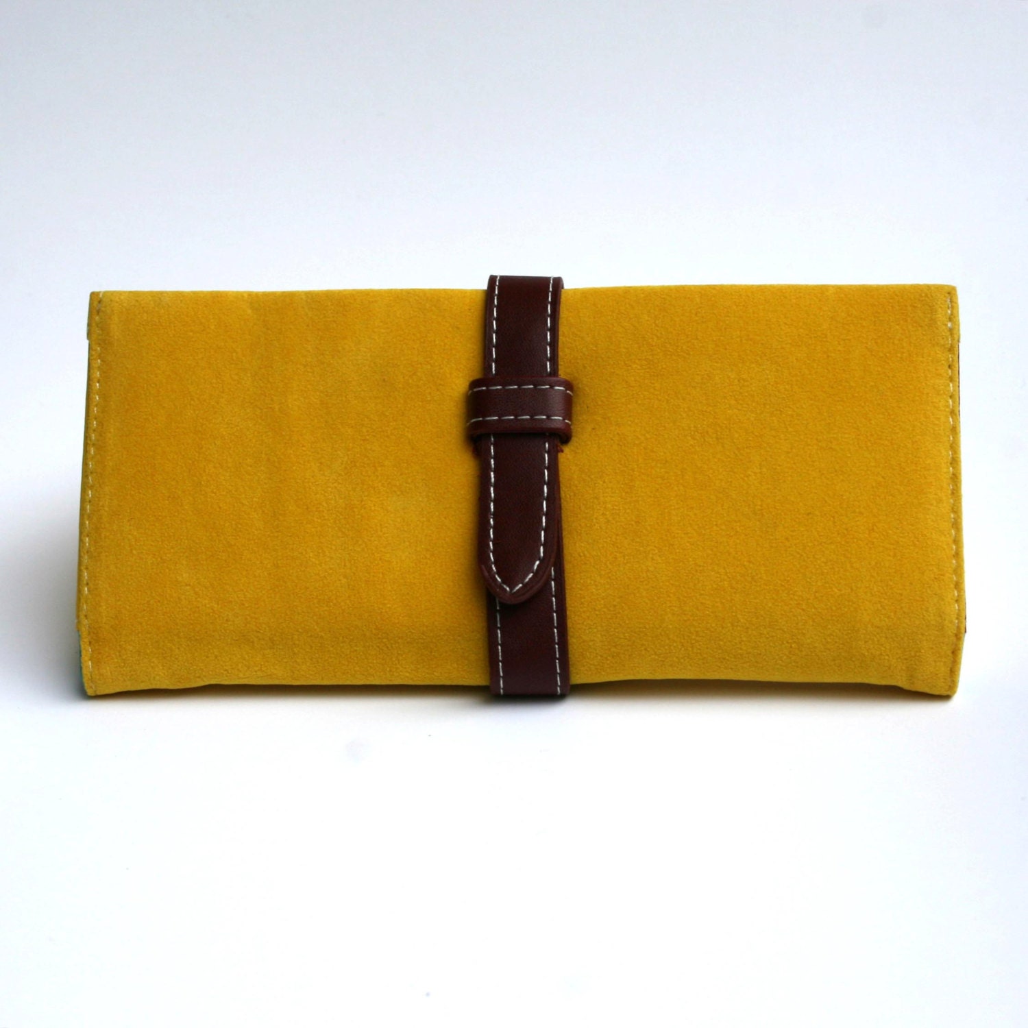 Womens Yellow Wallet Yellow Wallet Leather Wallet Womens