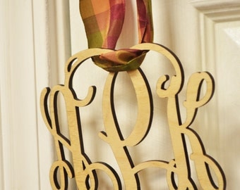 Small (4") Wooden Monogram-Ready to Paint-Perfect for Gift Topper, Easter Basket, Hostess Gift, Bridal Party