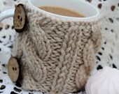 SALE 20% Valentine's Day, Cozy hug mug! Ðšnitted sleeve mug! Hug cup cover! Christmas gift! Holiday! For her!