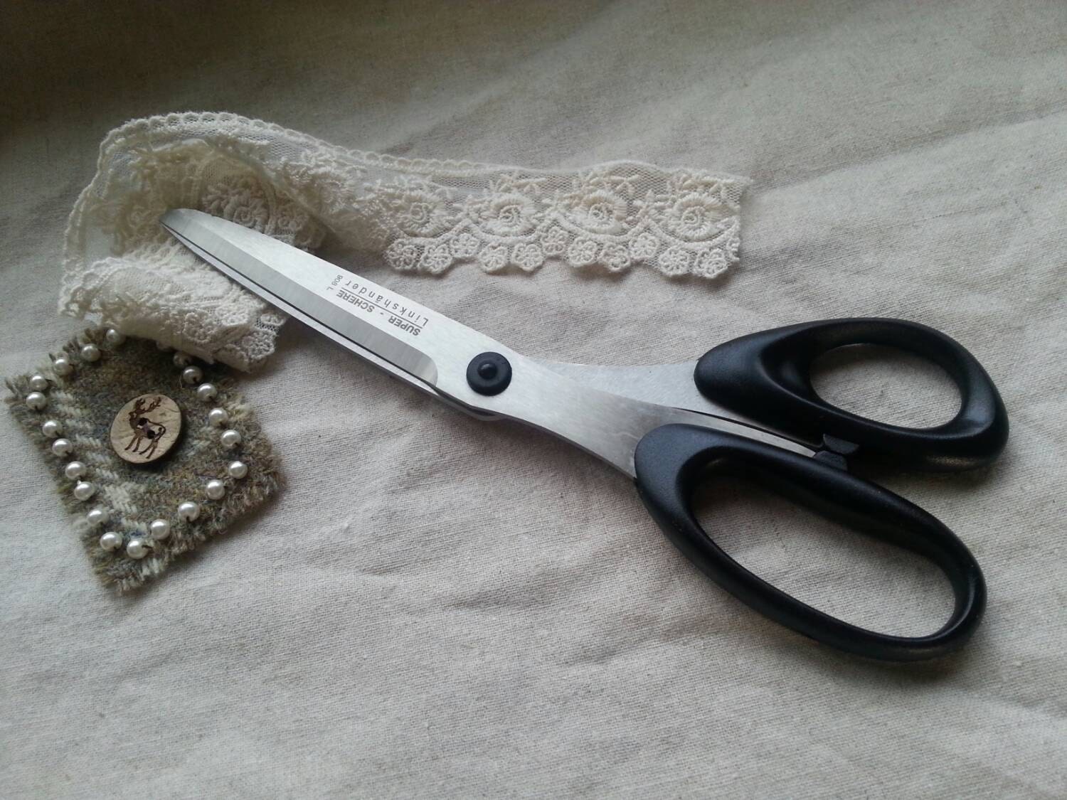 SALE Left handed sewing scissors 8 1/4 21cm by craftytoolsbox