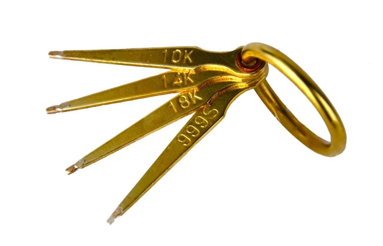 Gold Testing Needle Set 18k 14k 10k and 999