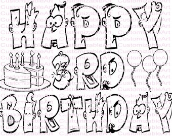 Popular items for 3rd birthday party on Etsy