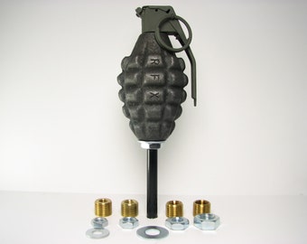 Pineapple Grenade Shift Knob - Standard Inserts - Military Gifts