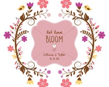 Popular items for floral text on Etsy