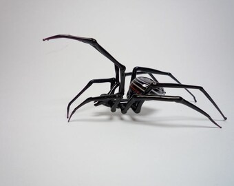GLASS SPIDER lampwork Handcrafted Glass animal Art Glass