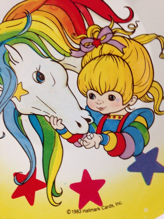Items similar to Vintage Rainbow Brite and Starlite 80s Collector Plate ...