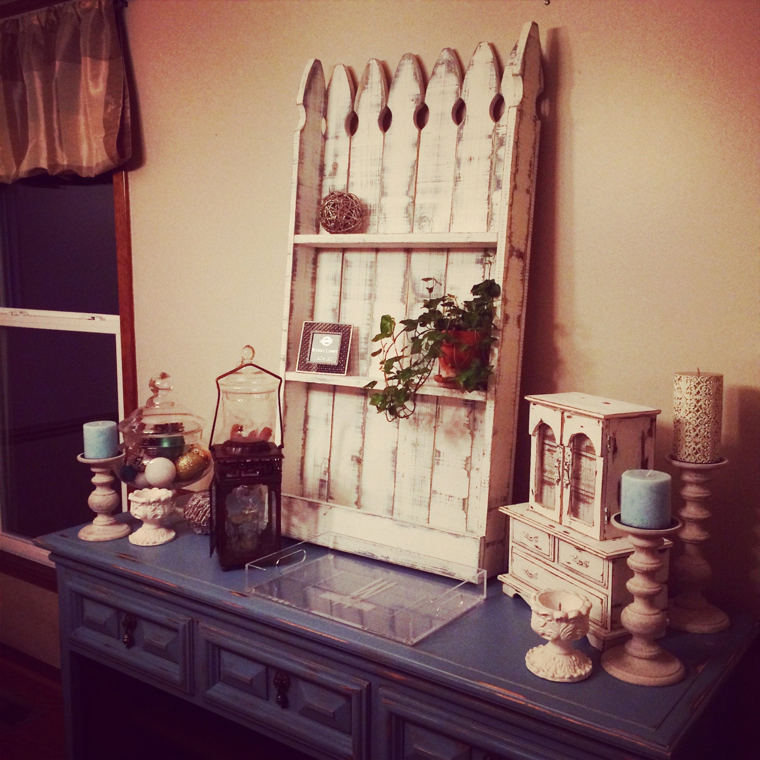White Picket Fence Shelf