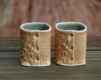 Porcelain espresso cups