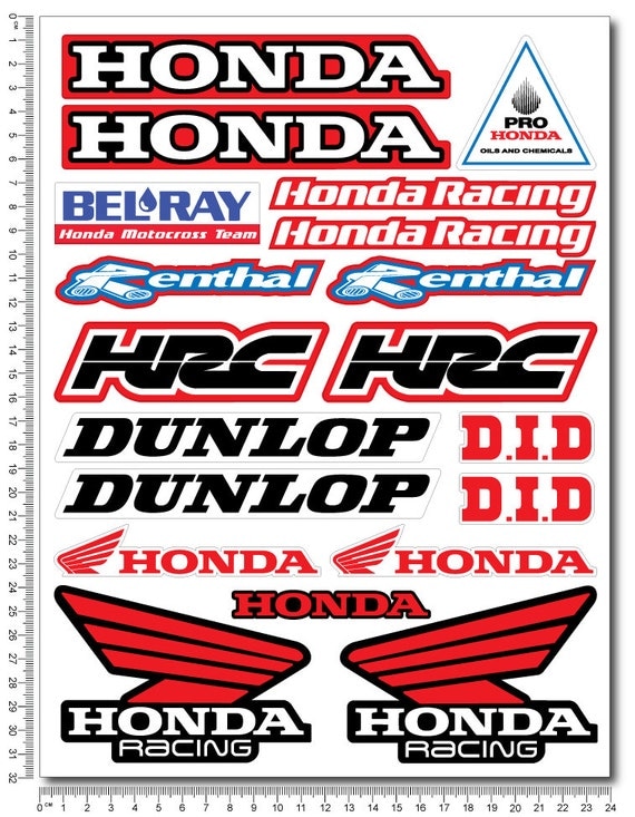Honda motocross sponsors #1