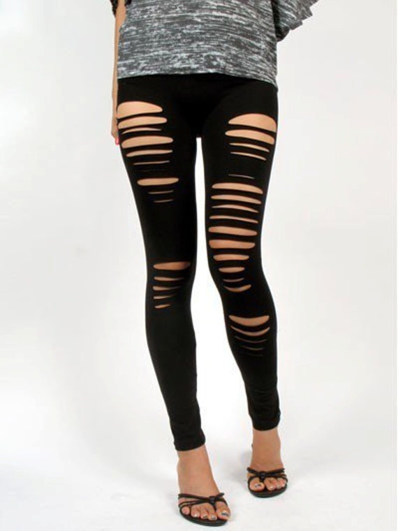 Ripped leggings