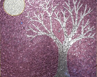 Mosaic Table - "Clair de Lune"