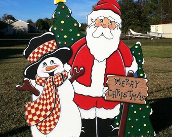 Popular items for christmas yard art on Etsy