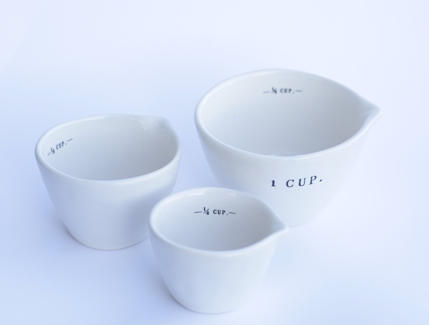 glazed ceramic nesting measuring cup by milkjugperfumecandle glazed ceramic nesting measuring cup by milkjugperfumecandle