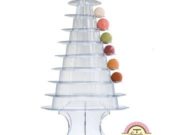 10 Tier Macaron Tower or Display Stand for French Macarons