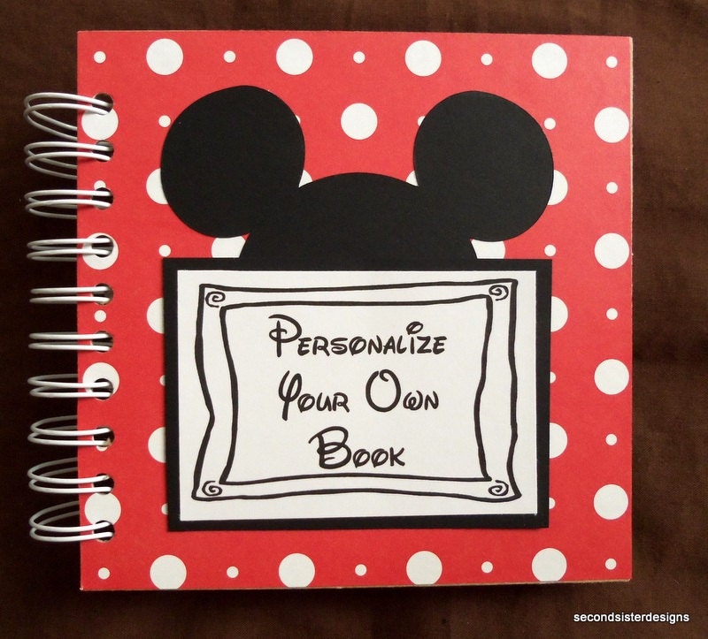 PERSONALIZED Disney Autograph Book by secondsisterdesigns on Etsy