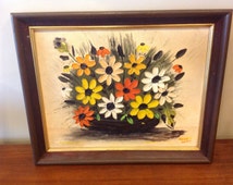 Popular items for flower oil painting on Etsy