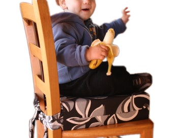 Sitata High Chair Highchair Portable Travel Booster Seat Baby Toddler Child Cushion Boosterseat Pad and Cover, Prints