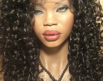 Curly Lace front wig Kelly Rowland Lace Front wig lace front wig Nicki Minaj wig Kim Kardashian lace front wig drag queen lace wig