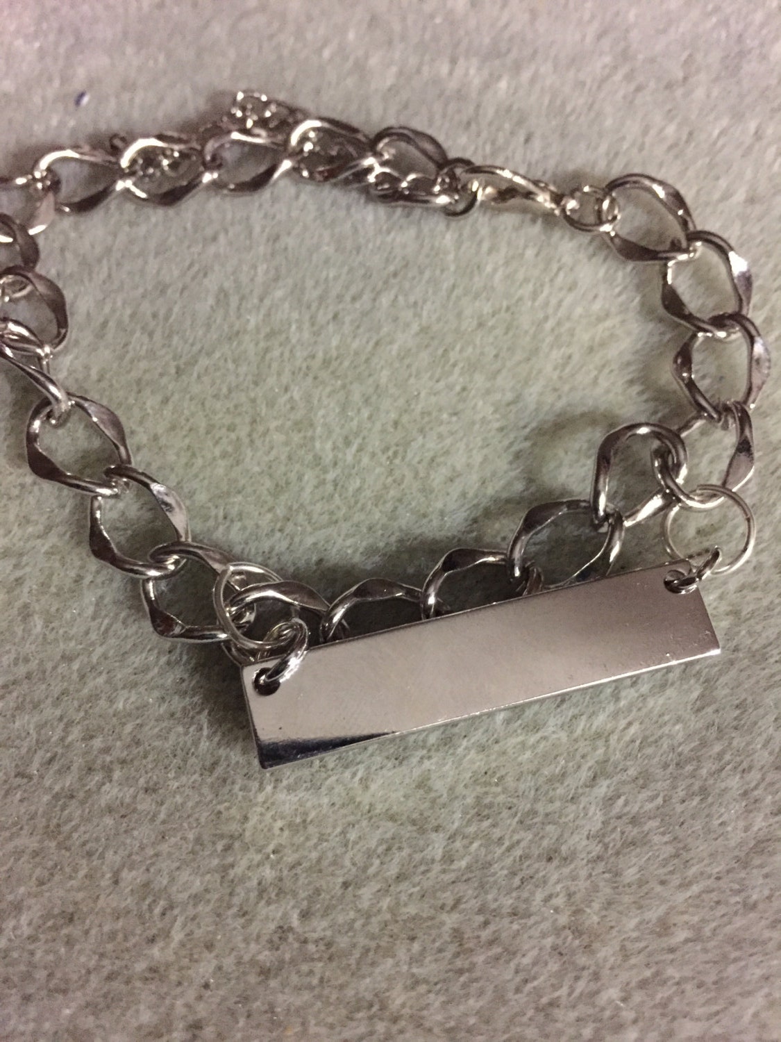 Personalized charm bracelet tag. Add up to 10 by MMsmalltreasures