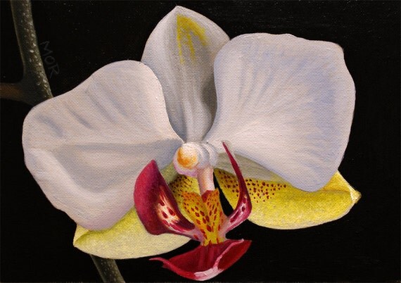 Orchid original acrylic painting flower by DietrichsArt on Etsy Orchid original acrylic painting flower by DietrichsArt on Etsy