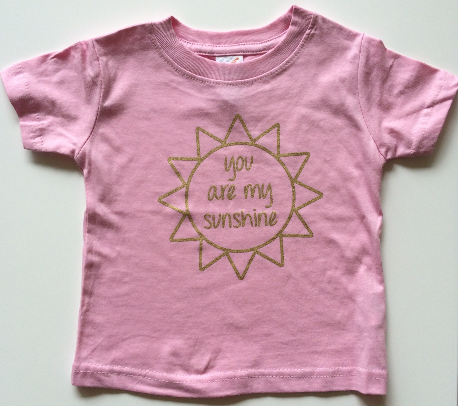 Pink You are my sunshine t-shirt by VivaLaGlitz on Etsy