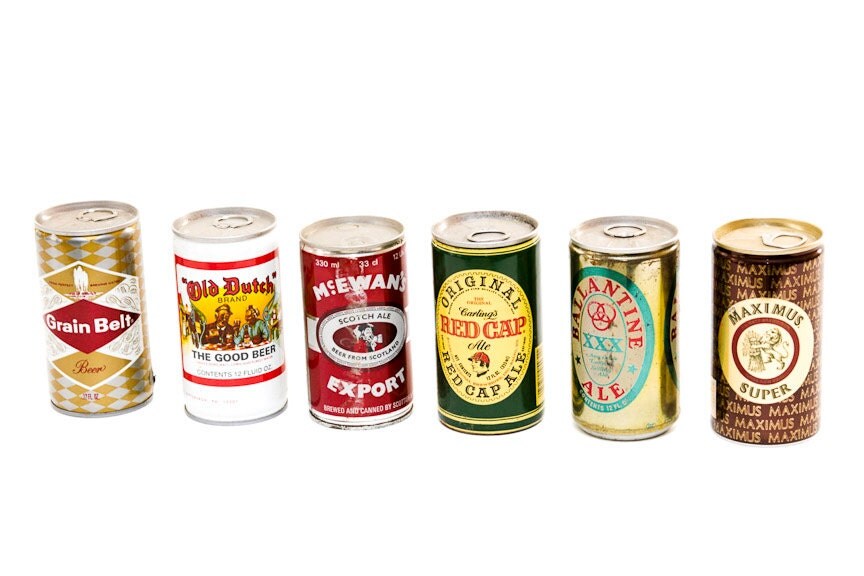 Vintage Rare Colllectible Beer Cans by lloydstreasures on Etsy
