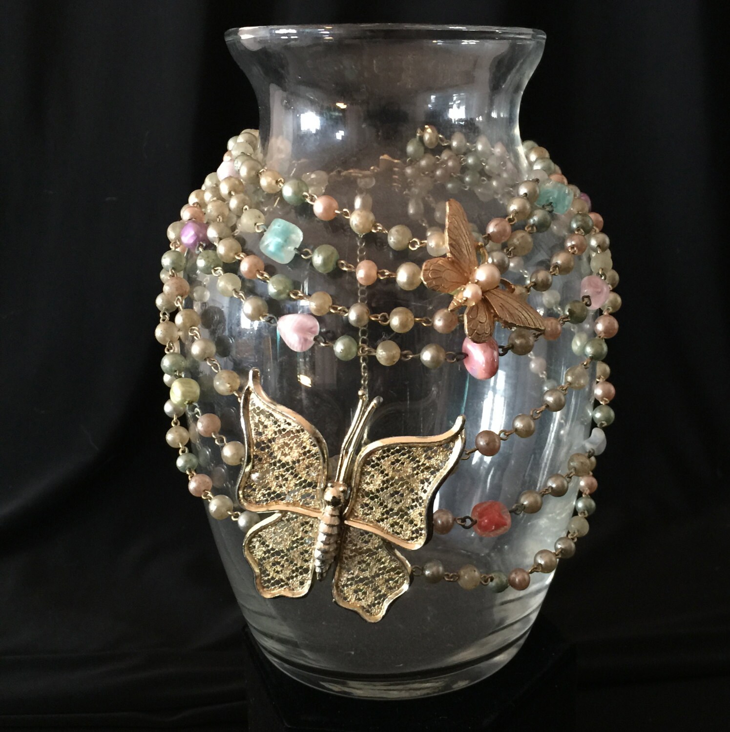 Vintage Jewelry Art Vase