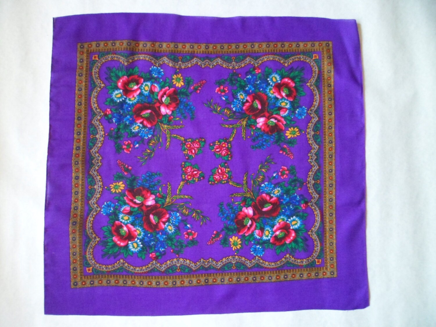 vintage-ukrainian-head-scarf-russian-shawl-floral-shawl-purple-shawl