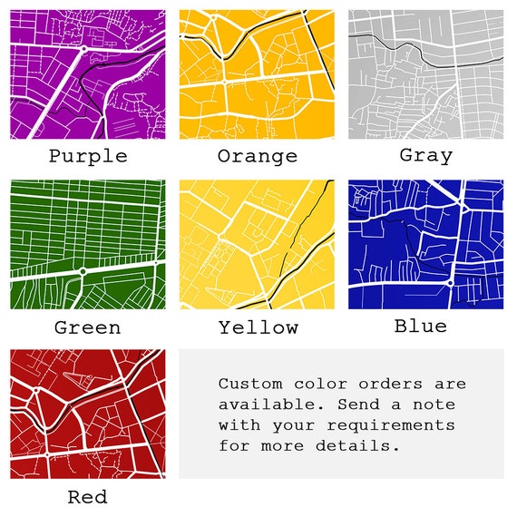 City map Haifa Israel