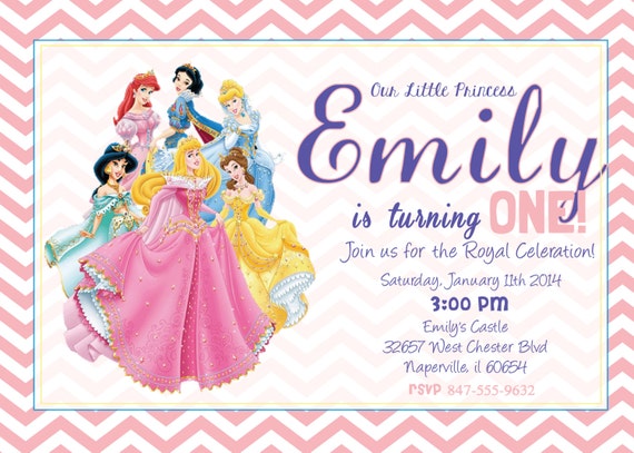 Items similar to Birthday Princess Invitation (Digital File) on Etsy