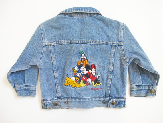Vintage Mickey Mouse Clubhouse denim jacket kids by tuesdayvtg